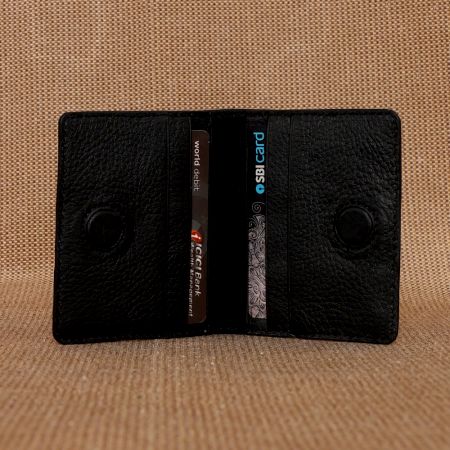 Handcrafted Charcoal Wallet Leather Charming Lovely Posh